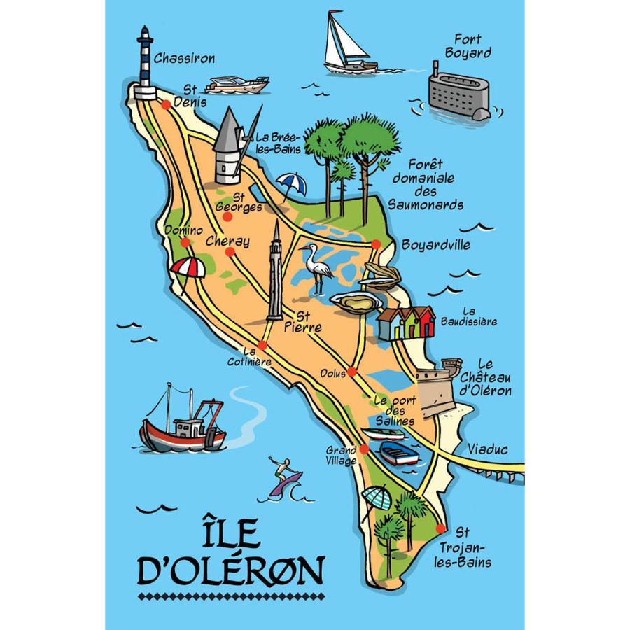 Les Amareyeurs - Ile D'Oleron - Maison Classee 3 Etoiles Avec Piscine - Clim - Velos Le Château-dʼOléron 外观 照片