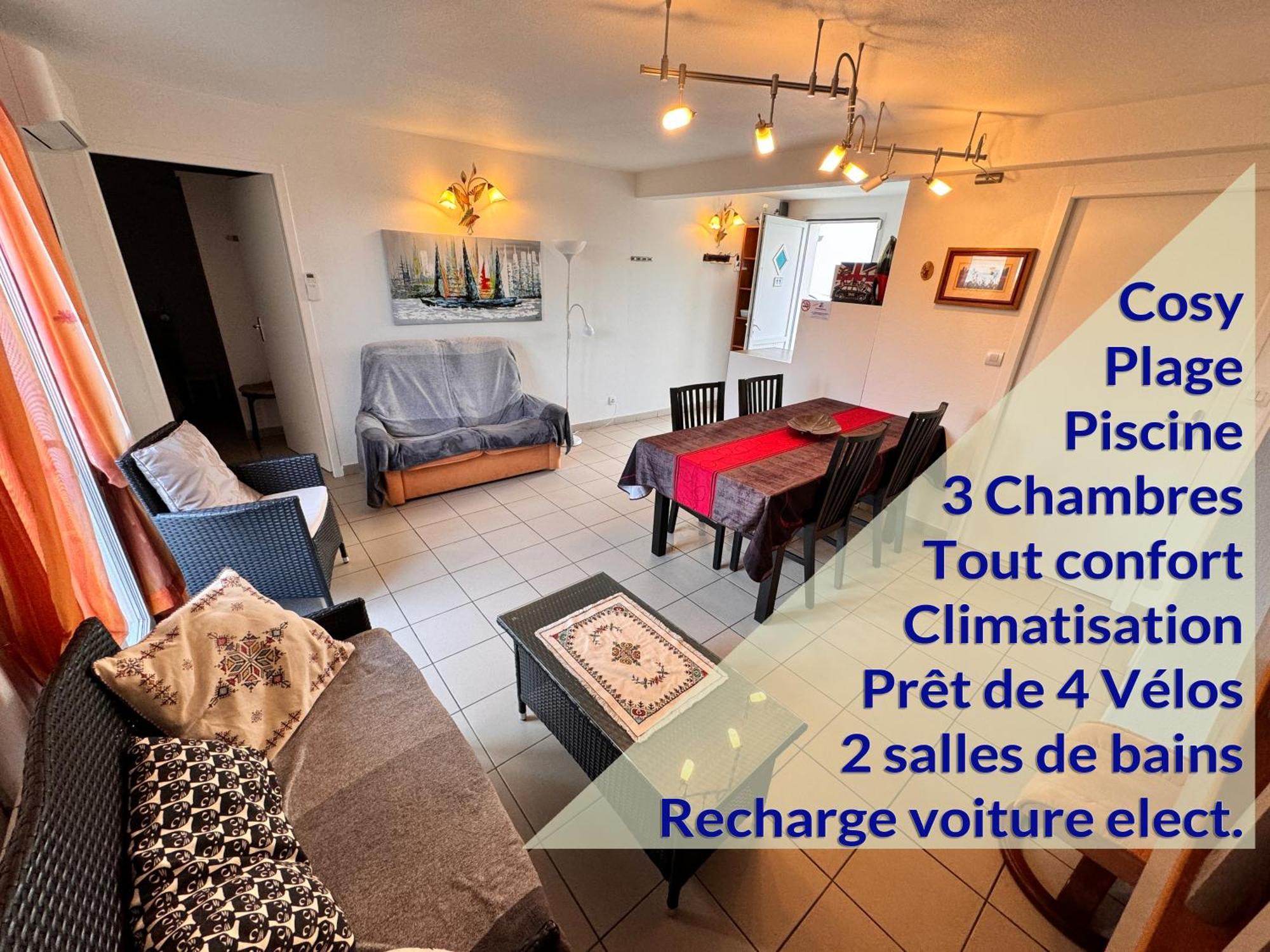 Les Amareyeurs - Ile D'Oleron - Maison Classee 3 Etoiles Avec Piscine - Clim - Velos Le Château-dʼOléron 外观 照片